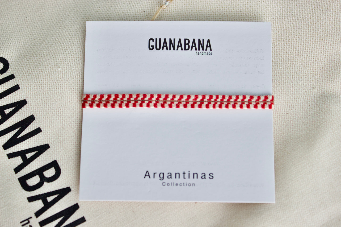 Guanabana(グアナバナ)ハンドメイド ブレスレット #レッド G11E100001867