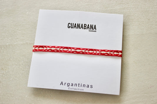 Guanabana(グアナバナ) ハンドメイド ブレスレット レッド g050