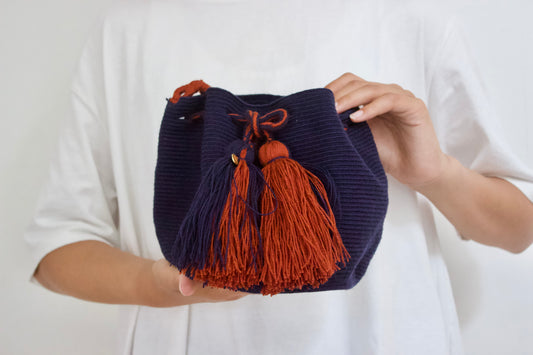 Guanabana(グアナバナ) mediumu bag ミディアムバッグ ネイビー