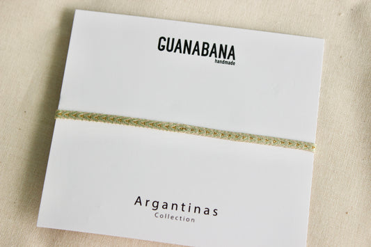 Guanabana(グアナバナ)ハンドメイド ブレスレット イエロー×ブルー G32