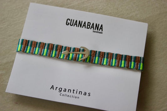 Guanabana(グアナバナ) ブレスレット グリーン イカリ