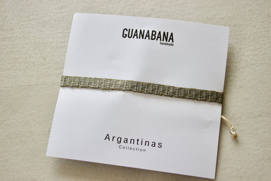 Guanabana(グアナバナ)ハンドメイド ブレスレット カーキ 0556