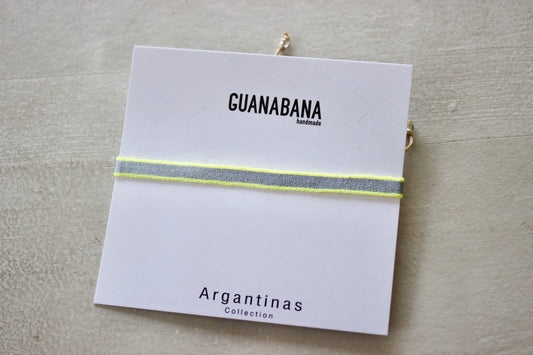 Guanabana(グアナバナ) ハンドメイド ブレスレット イエロー 2613