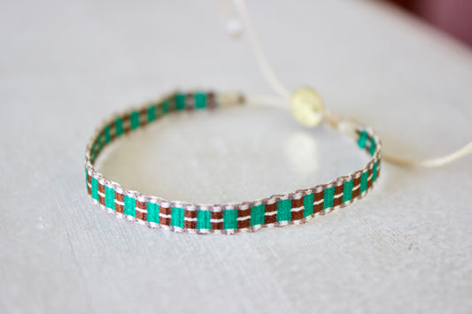 Guanabana(グアナバナ)ハンドメイド ブレスレット #グリーン