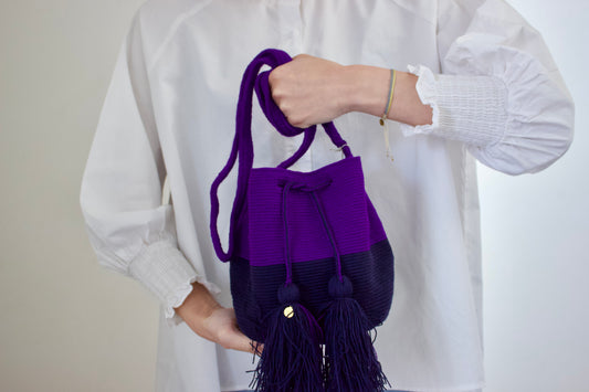 Guanabana(グアナバナ)Mediumu bag ミディアムバッグ パープル