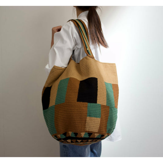 Guanabana(グアナバナ)ハンドメイド トートバッグ #ブラウン
