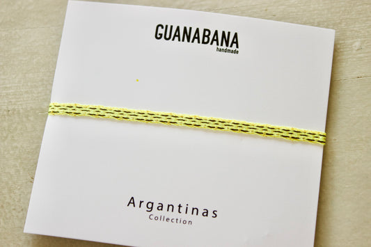 Guanabana（グアナバナ）ハンドメイド ブレスレット イエロー