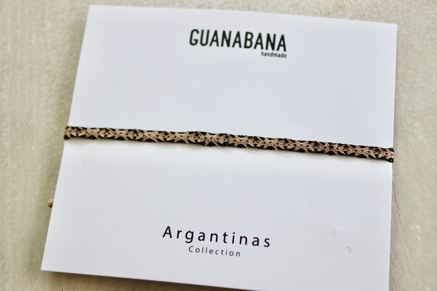 Guanabana（グアナバナ） ハンドメイド ブレスレット #ブラック