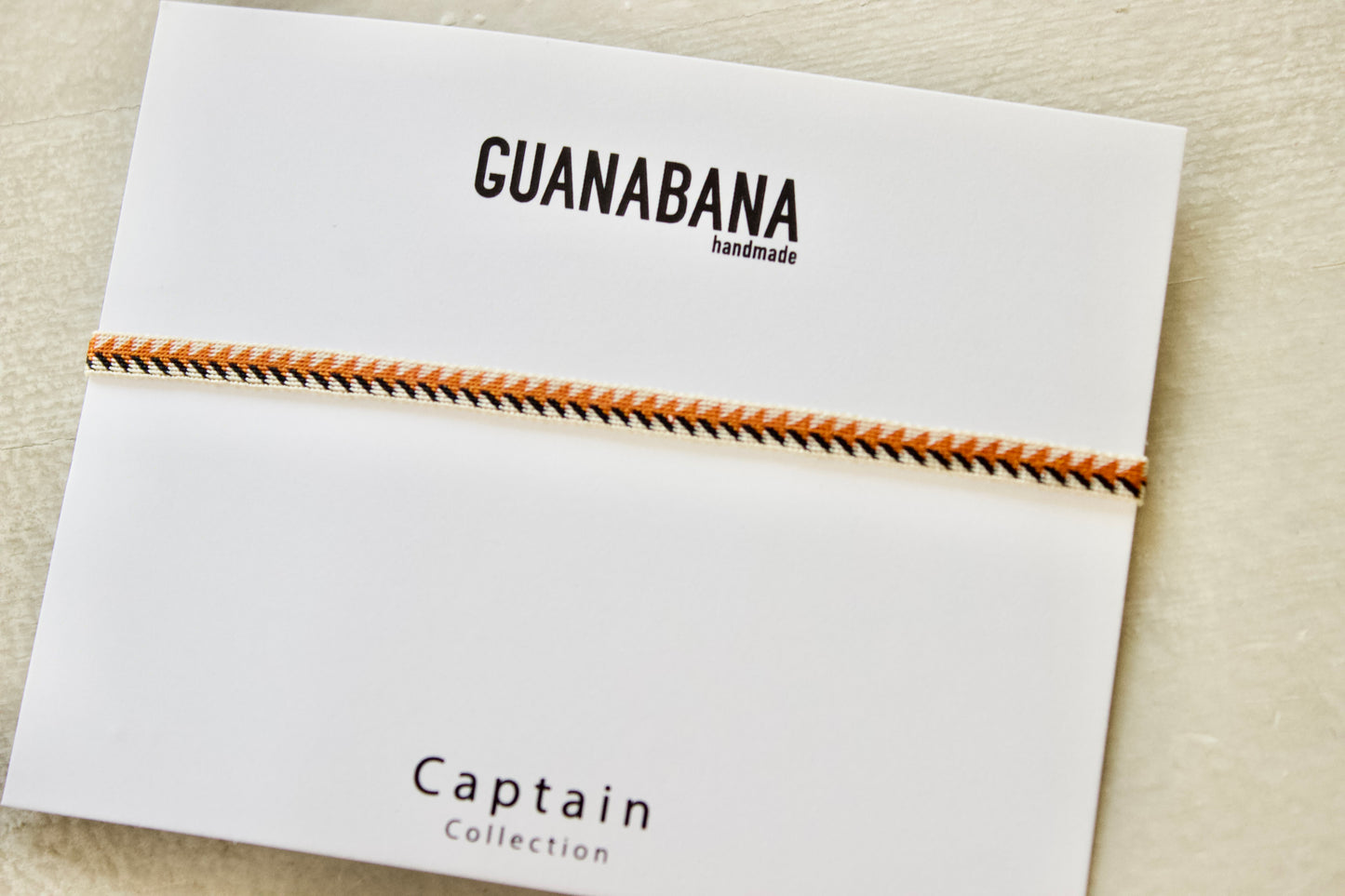 Guanabana（グアナバナ） ハンドメイド ブレスレット #オレンジ