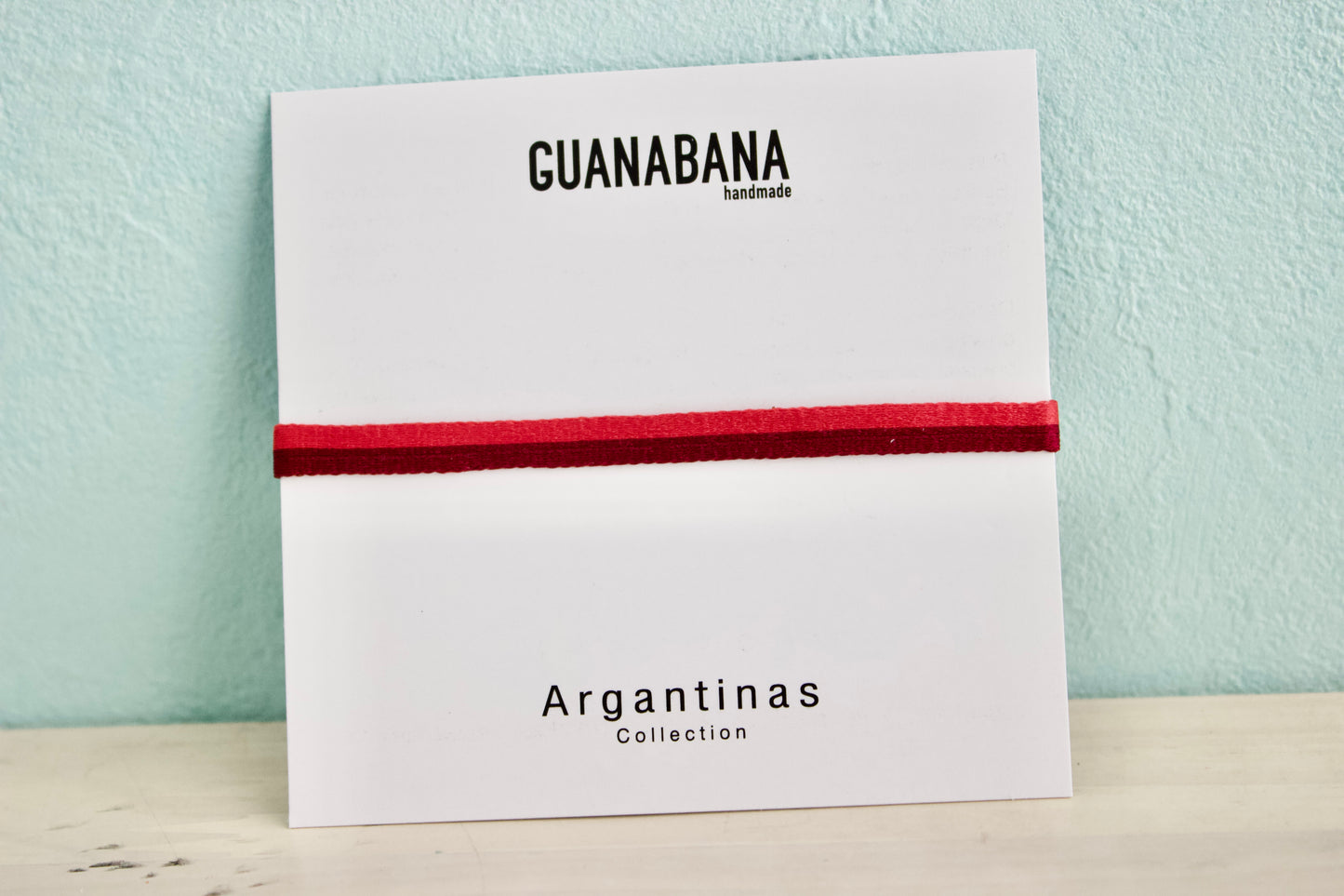 Guanabana(グアナバナ）ハンドメイド ブレスレット レッド G11E100001947