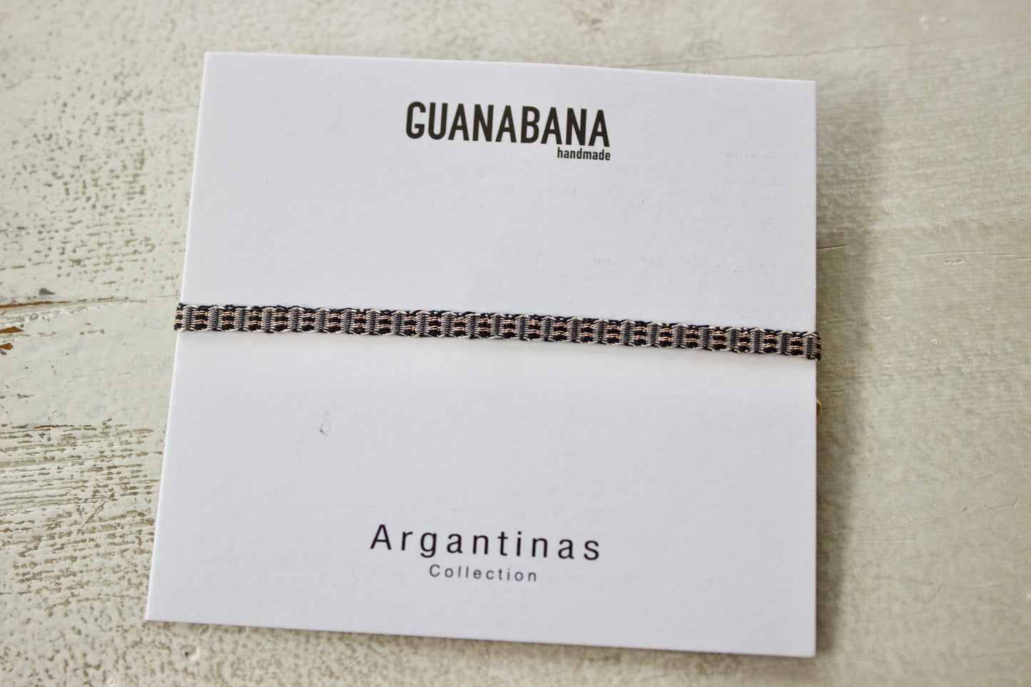 Guanabana（wayuu）グアナバナ ハンドメイド ブレスレット 黒