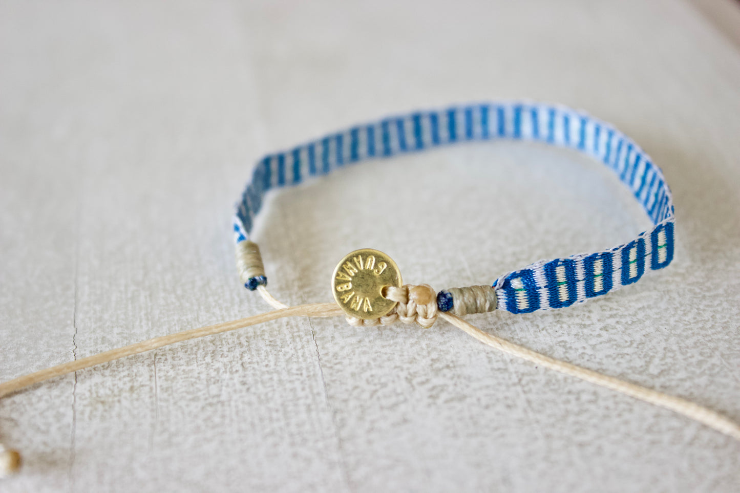 Guanabana（グアナバナ） ハンドメイド ブレスレット #ブルー