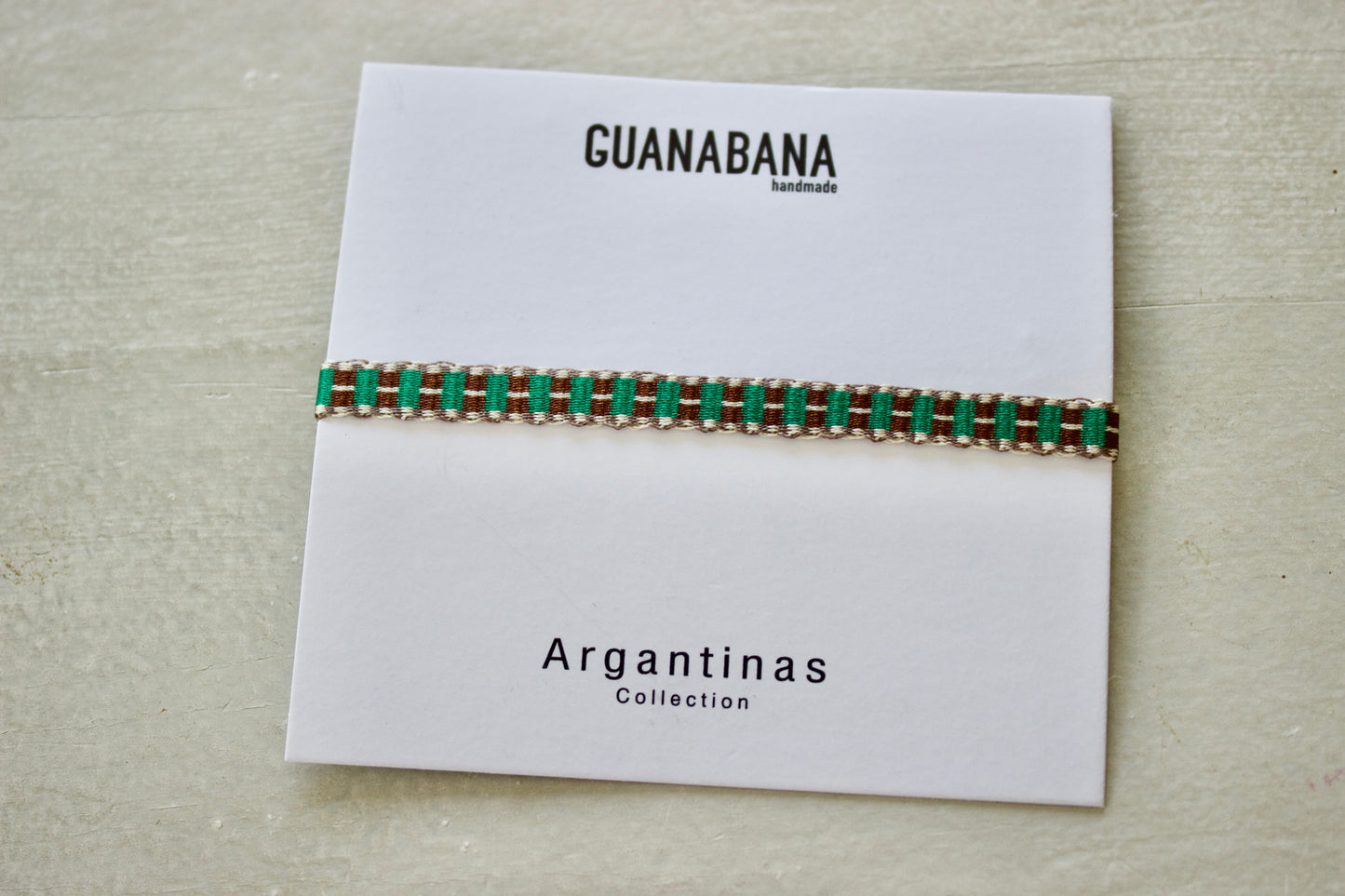 Guanabana（グアナバナ）ハンドメイド ブレスレット #グリーン