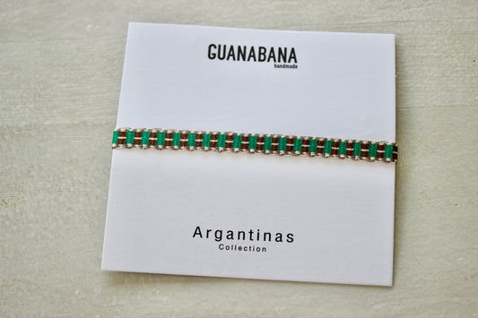Guanabana（グアナバナ）ハンドメイド ブレスレット #グリーン