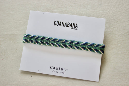 Guanabana（グアナバナ） ハンドメイド ブレスレット グリーン　0105