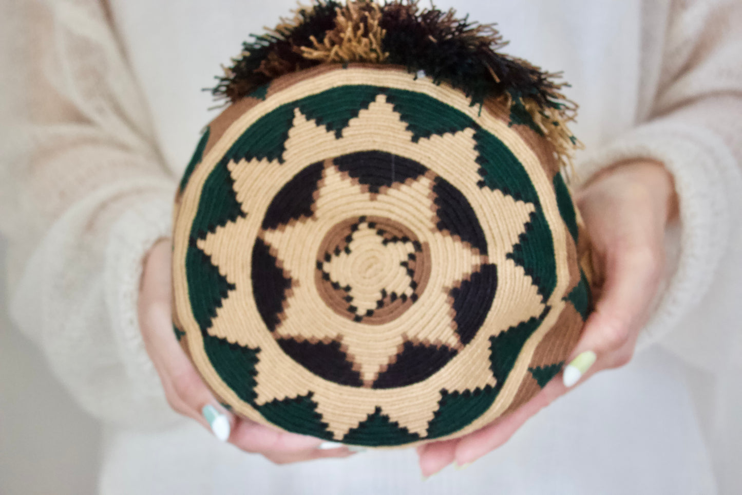 Guanabana(wayuu bag） グアナバナ ハンドメイド  ミディアムバッグ 1982