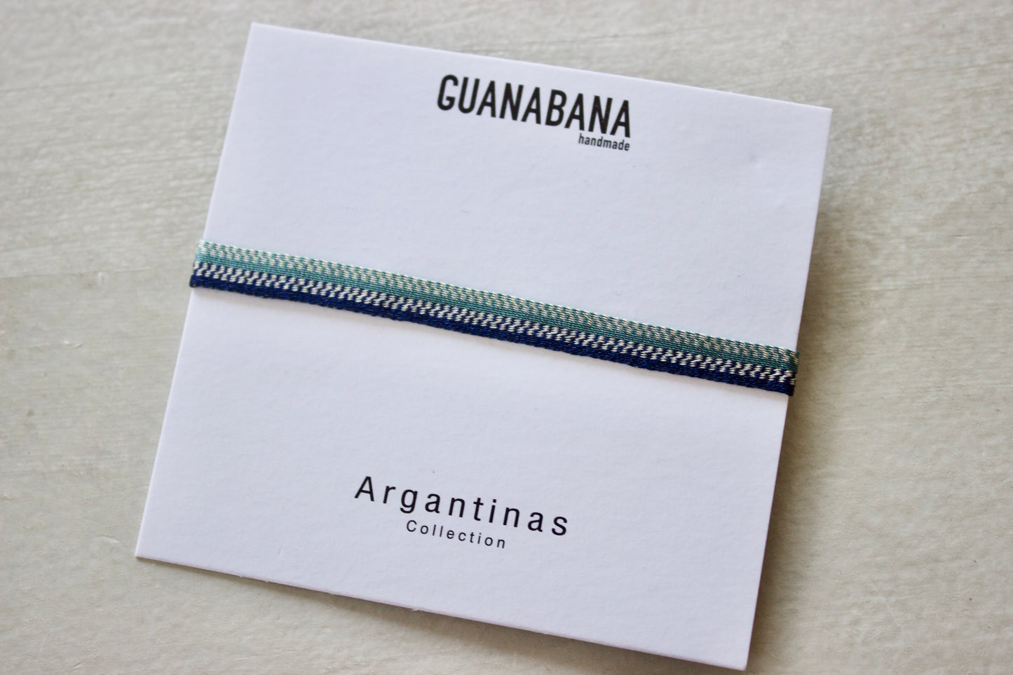 Guanabana（グアナバナ） ハンドメイド ブレスレット ブルー