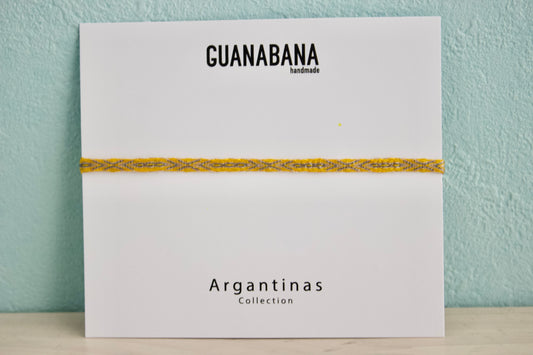 Guanabana（グアナバナ）ハンドメイド ブレスレッド イエロー G031