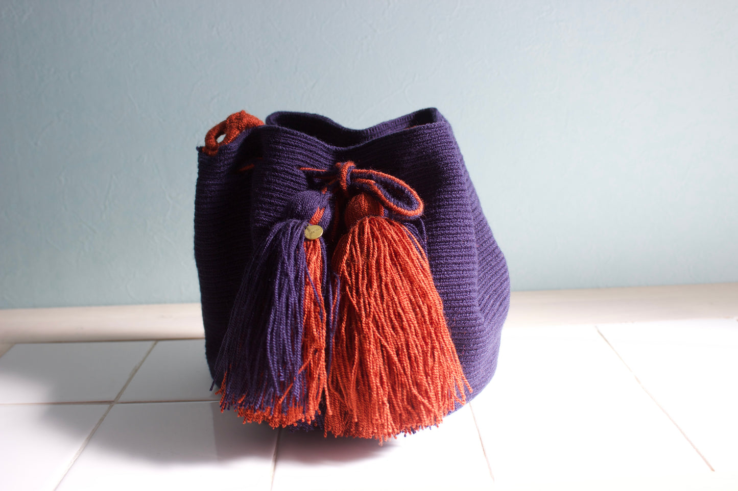 Guanabana（グアナバナ） mediumu bag ミディアムバッグ ネイビー