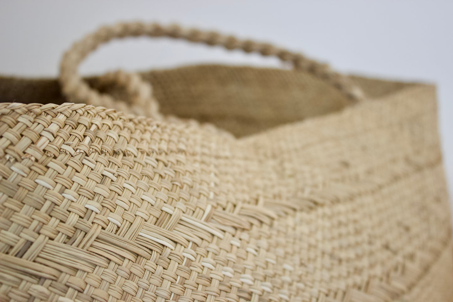 Guanabana（グアナバナ）ハンドメイド 新作カゴバッグ（ベージュ）※在庫残り1点