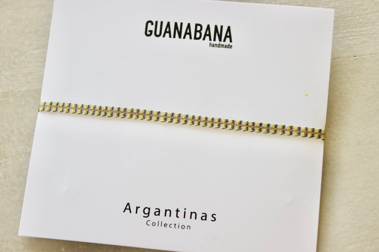 Guanabana（グアナバナ） ハンドメイド ブレスレット #イエロー