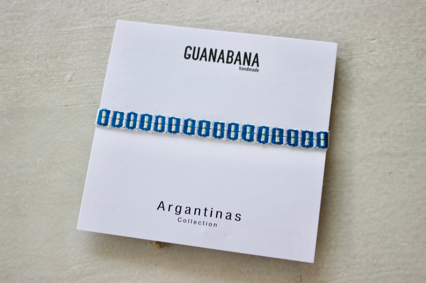 Guanabana（グアナバナ） ハンドメイド ブレスレット #ブルー