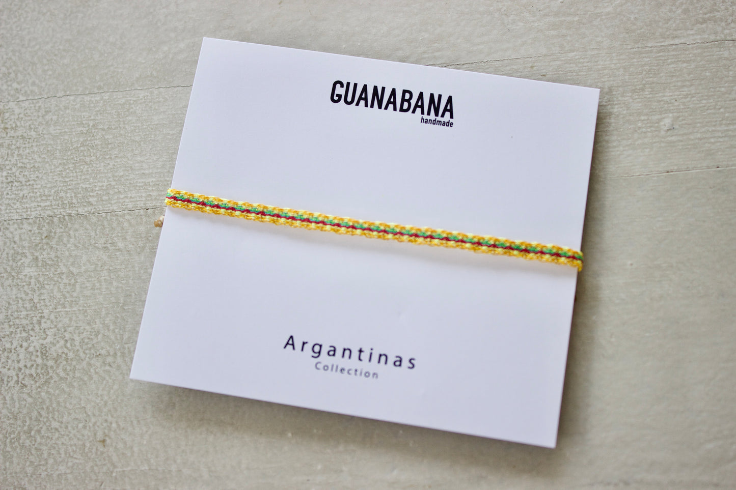 Guanabana（グアナバナ） ハンドメイド ブレスレット #イエロー