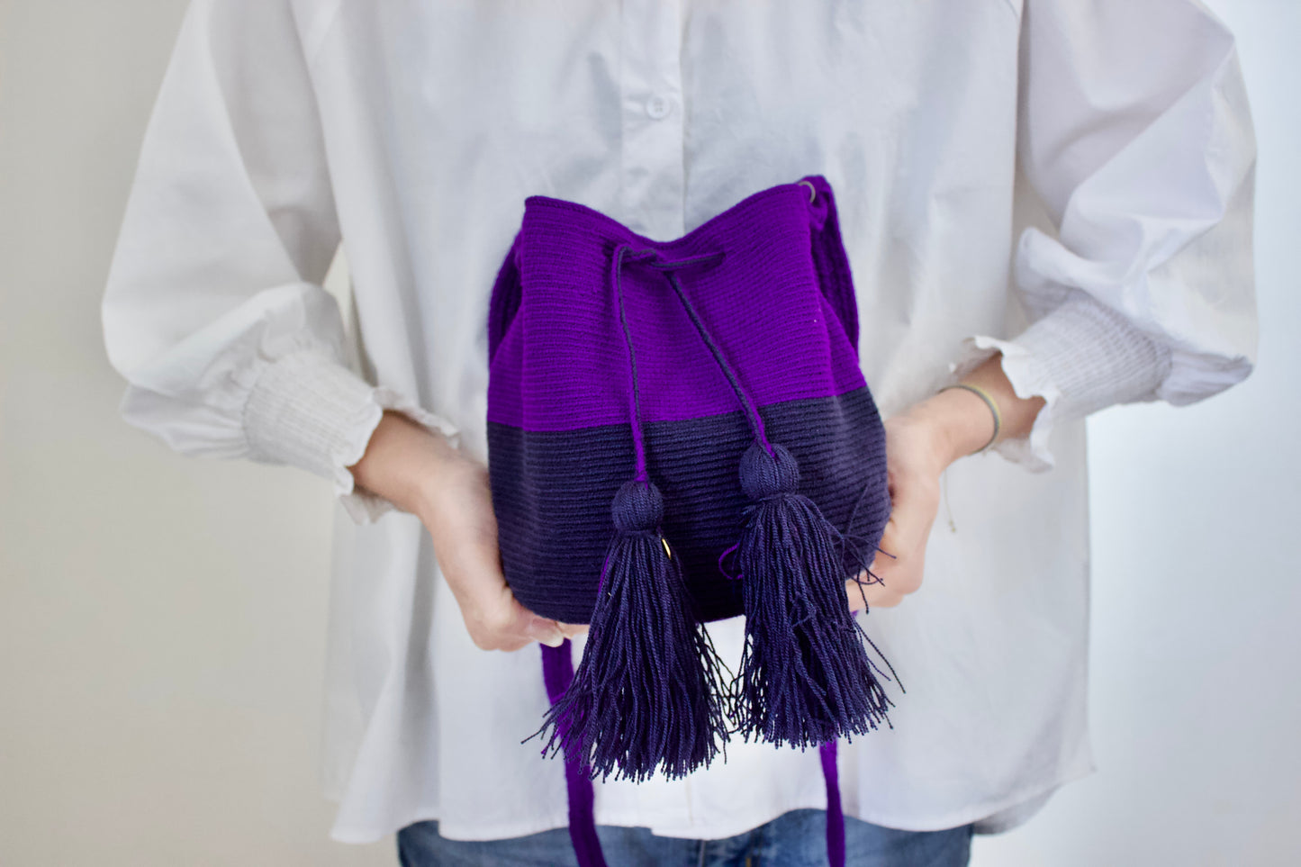 Guanabana（グアナバナ）Mediumu bag  ミディアムバッグ パープル