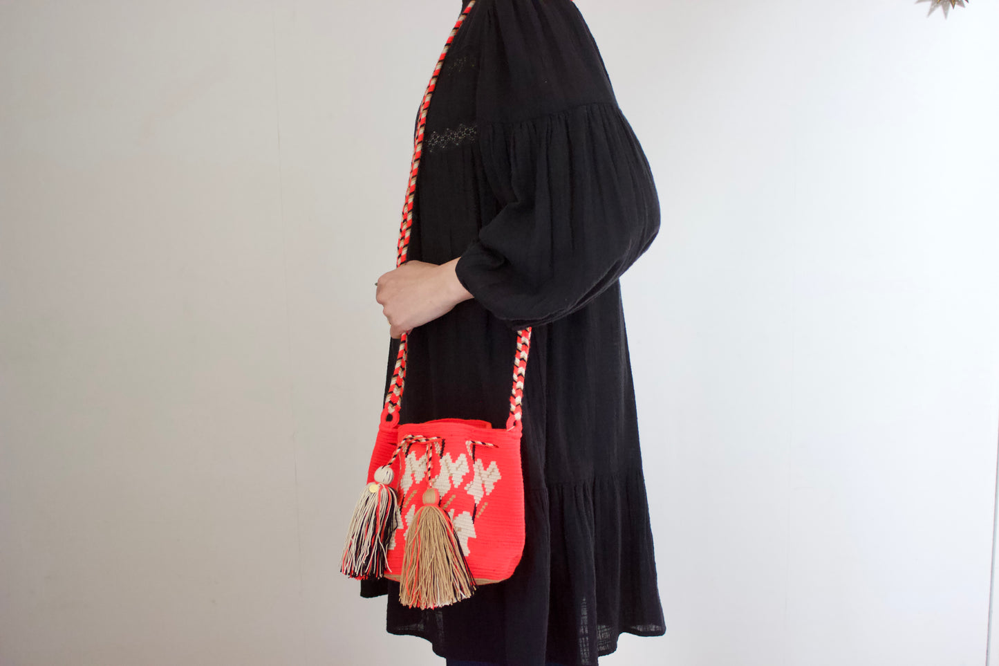 Guanabana(グアナバナ）medium bag ミディアムバッグ レッド G12W00012138