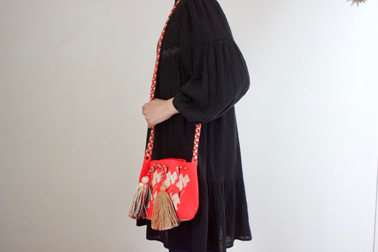 Guanabana(グアナバナ）medium bag ミディアムバッグ レッド G12W00012138