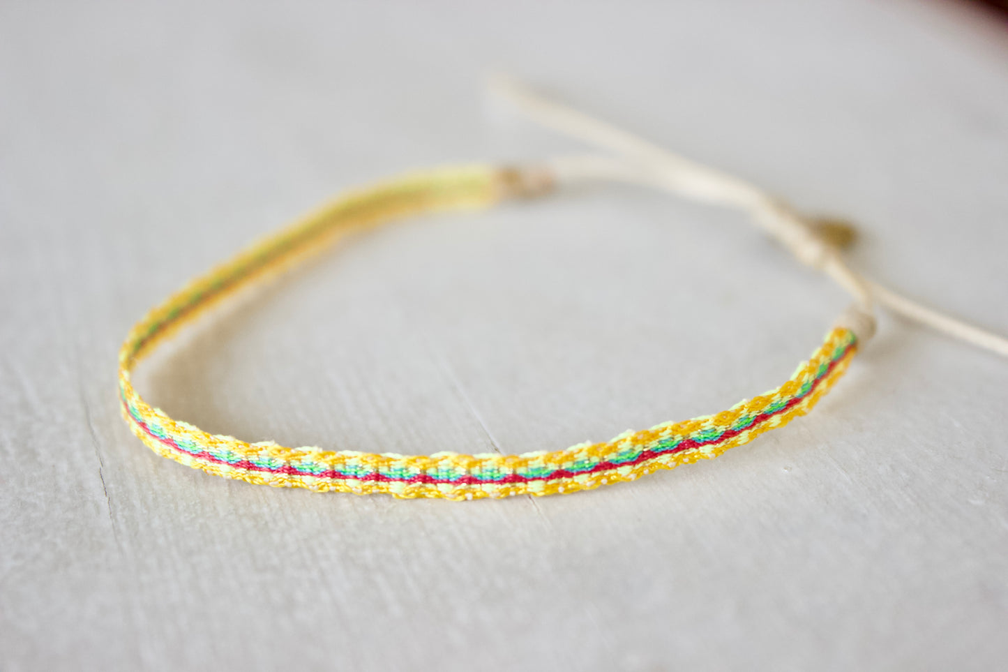 Guanabana（グアナバナ） ハンドメイド ブレスレット #イエロー