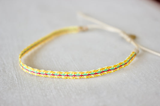 Guanabana（グアナバナ） ハンドメイド ブレスレット #イエロー