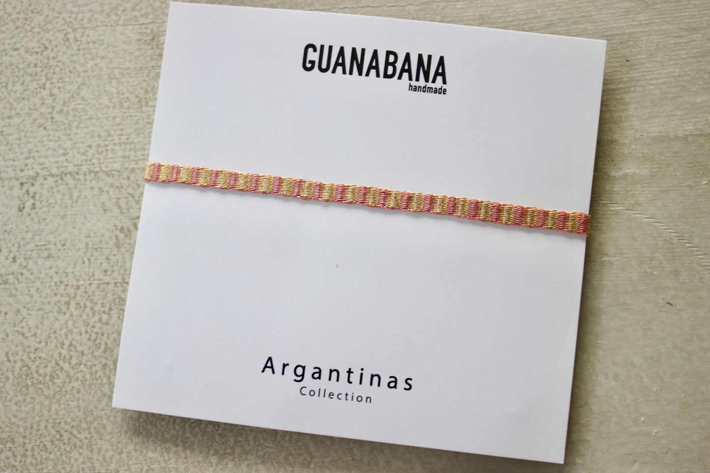 Guanabana（グアナバナ）ブレスレット #ピンク