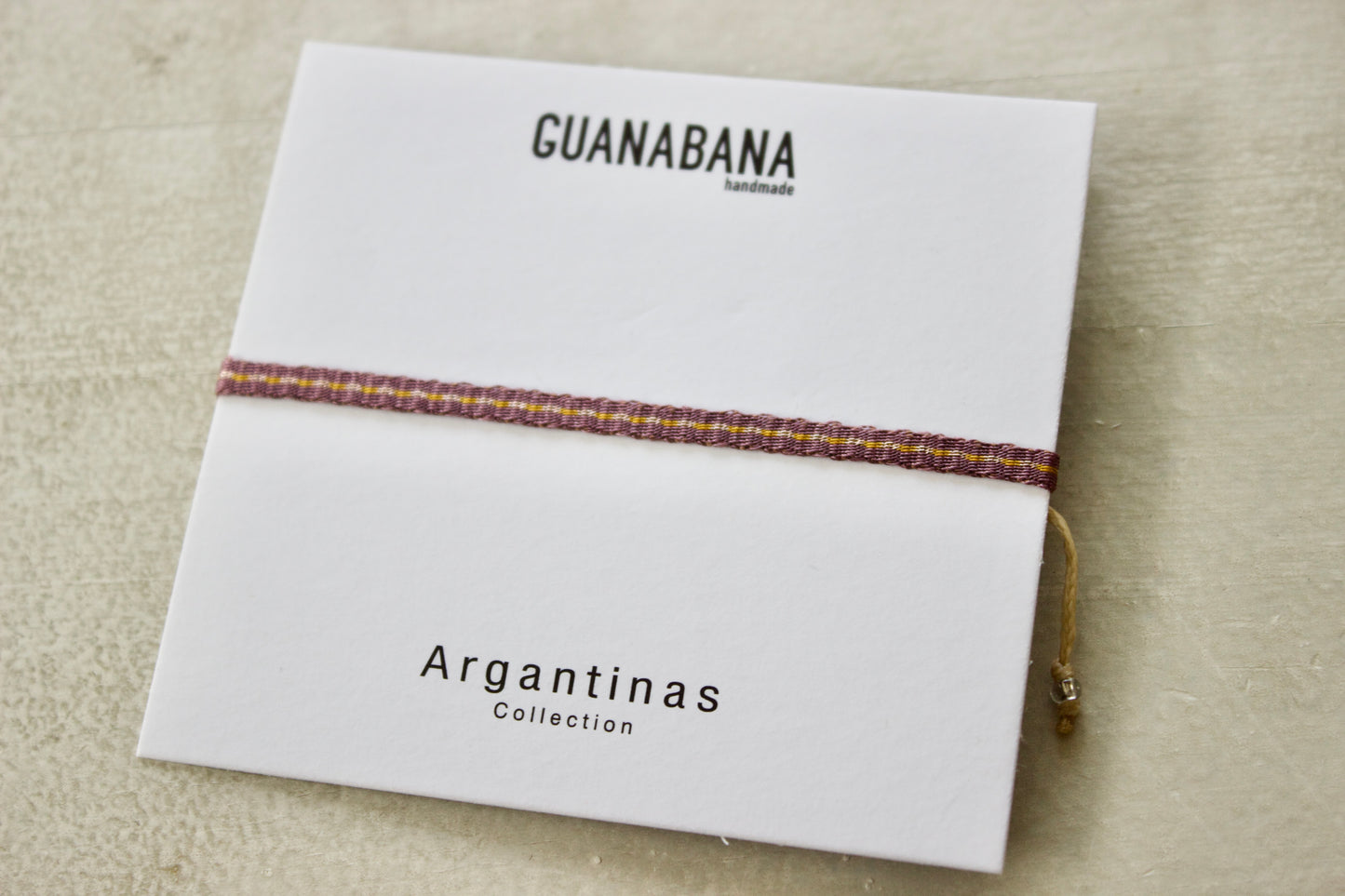 Guanabana（wayuu）グアナバナ ハンドメイド ブレスレット 1702