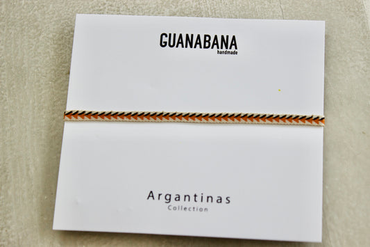 Guanabana（グアナバナ） ハンドメイド ブレスレット #オレンジ