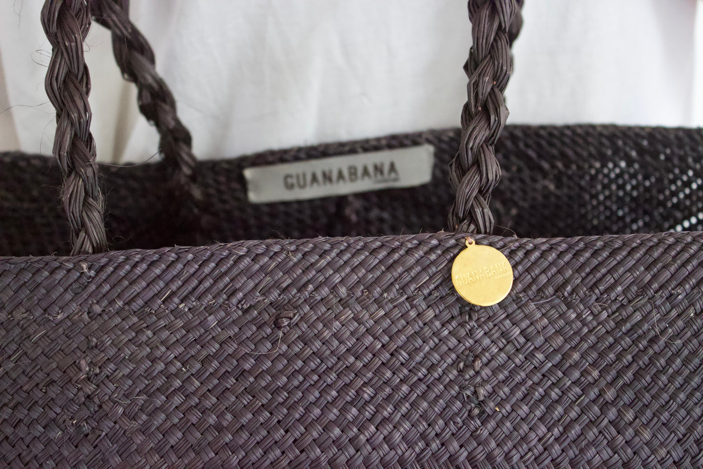 Guanabana（グアナバナ）ハンドメイド　新作カゴバッグ（ブラック）