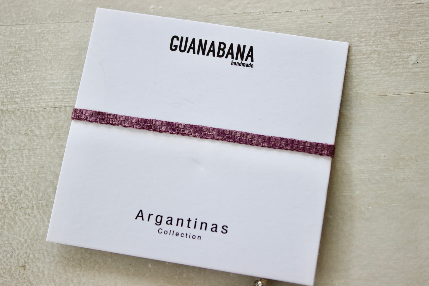Guanabana（グアナバナ）ハンドメイド ブレスレット パープル